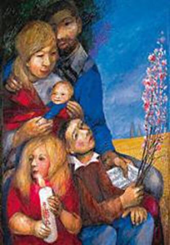 Osterfamilie
